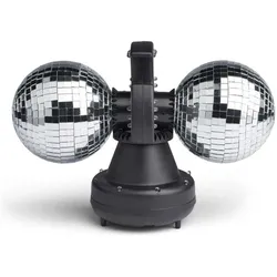 Light-Up LIGHT - UP - Twin Mirror Ball lamp LED (MCDC010) (20 cm), Spiegelkugel, Mehrfarbig