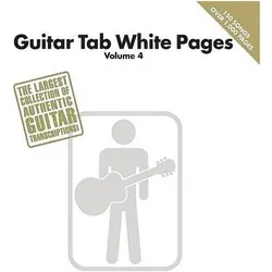 Guitar Tab White Pages - Volume 4, Fachbücher
