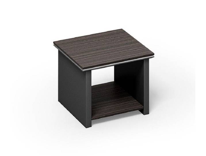 Xlmoebel Couchtisch Eleganter quadratischer Tisch aus Holz in Braun, Made in Europa