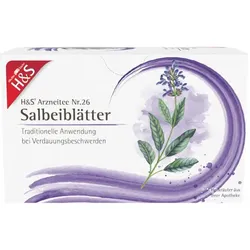 H&S Arzneitee Salbeiblätter 20X1.6 g Filterbeutel