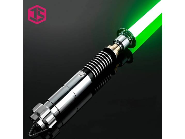 Sabre laser Jedi Neopixel avec poignée métallique, pour duels intensifs, sensible, à effets sonores fluides et infiniment variés, JS Light Saber