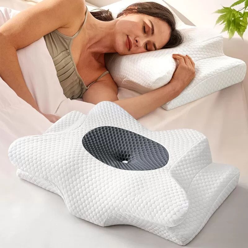 INF Oreiller orthopédique contour avec housse rafraîchissante - Grande taille