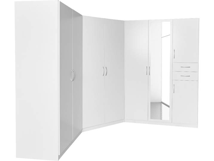Schrank-Set WIMEX Bitburg , weiß, Kastenmöbel-Sets, Schrank-Set