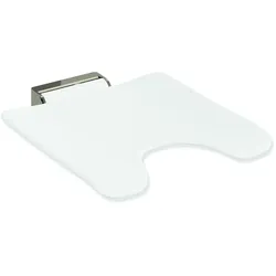 HEWI Mobiler Klappsitz System 900, PVD, Nickel glänzend, 450 x 528 mm, Sitzfläche 450 x 450 mm