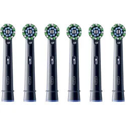 Oral-B Aufsteckbürsten Pro Cross Action 6-Pack Schwarz