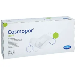 Cosmopor Steril Wundverband 6x15 Cm 25 St