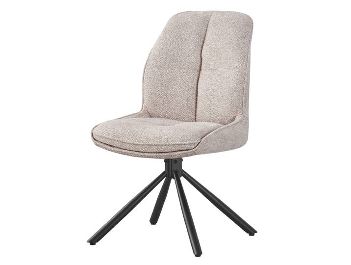 Polsterstuhl LARA Metall Textil 91 x 65 x 52 cm...