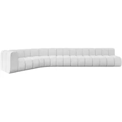 ECKSOFA modulares Sofa Karex-L3 - 490x194x70 cm Weiß