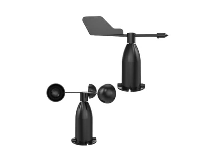 Windgeschwindigkeits-Windrichtungssensor Drei Tassen Wetterstation Messgerät(+8direct -)