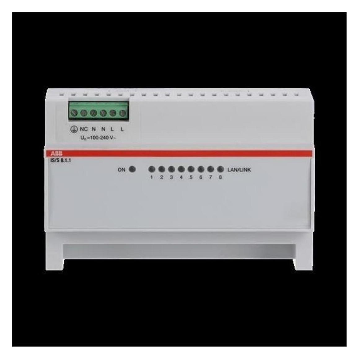 ABB Rail Switch IS/S8.1.1 8 Port (8 Ports) (2CDG120082R0011)