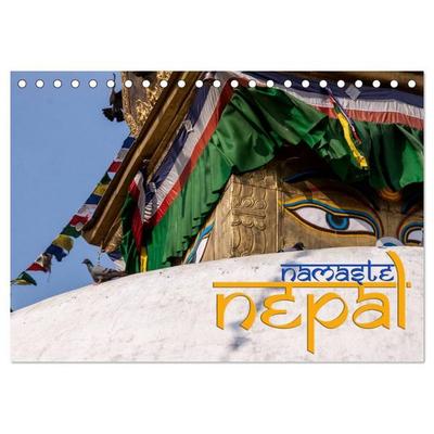 Namaste Nepal (Tischkalender 2026 DIN A5 quer), CALVENDO Monatskalender