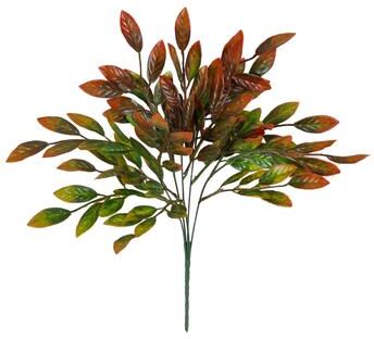 Nearly Natural 16-in UV Resistant Artificial Ruscus Bush (Indoor/Outdoor) - Set of 6