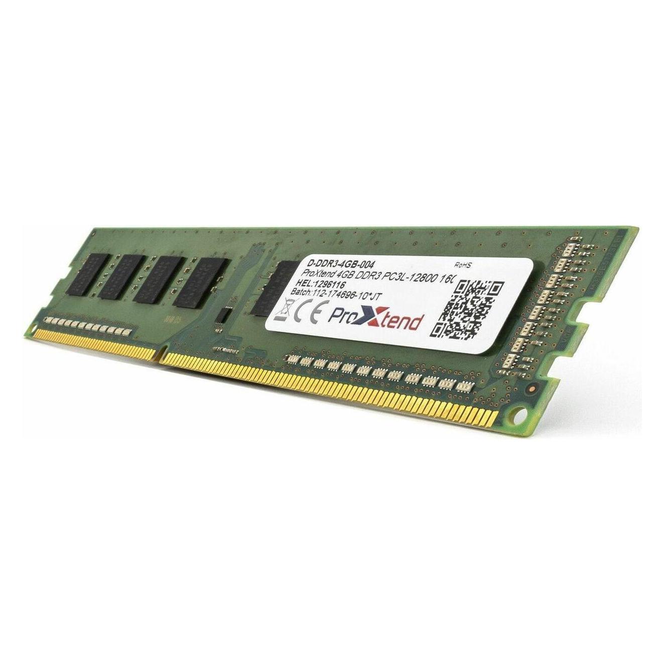 ProXtend D-DDR3-4GB-004 Speichermodul 1600 MHz (1 x 4GB, 1600 MHz, DDR3-RAM, DIMM) (D-DDR3-4GB-004)