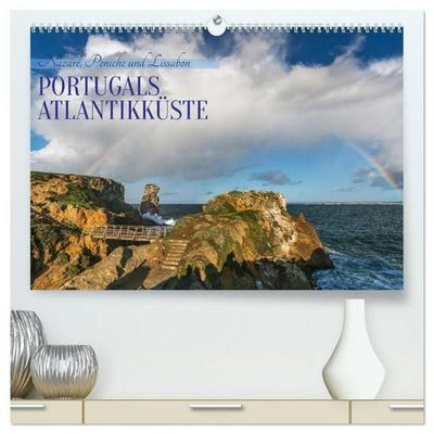Portugals Atlantikküste (hochwertiger Premium Wandkalender 2027 DIN A2 quer), Kunstdruck in Hochglanz
