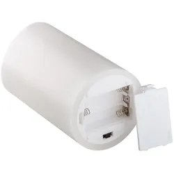 Goobay, LED Kerzen, 3er-Set LED-Echtwachskerzen, weiss u. 10x AAA LR 03 (3x)