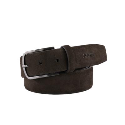 Ledergürtel JOOP, Herren, Gr. 95, schwarzbraun, Rindsleder, Gürtel Ledergürtel