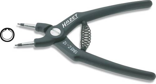 Hazet 1845C-12 Seegeringzange Passend für (Seegeringzangen) Innenringe 12-25mm Spitzenform (Details) gerade