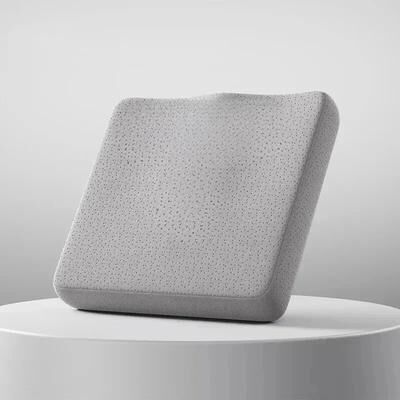 Inspire Essentials Ergonomic Memory Foam Seat Cushion For Office Chair Car Seat And Long Sitting Comfort light Gray
