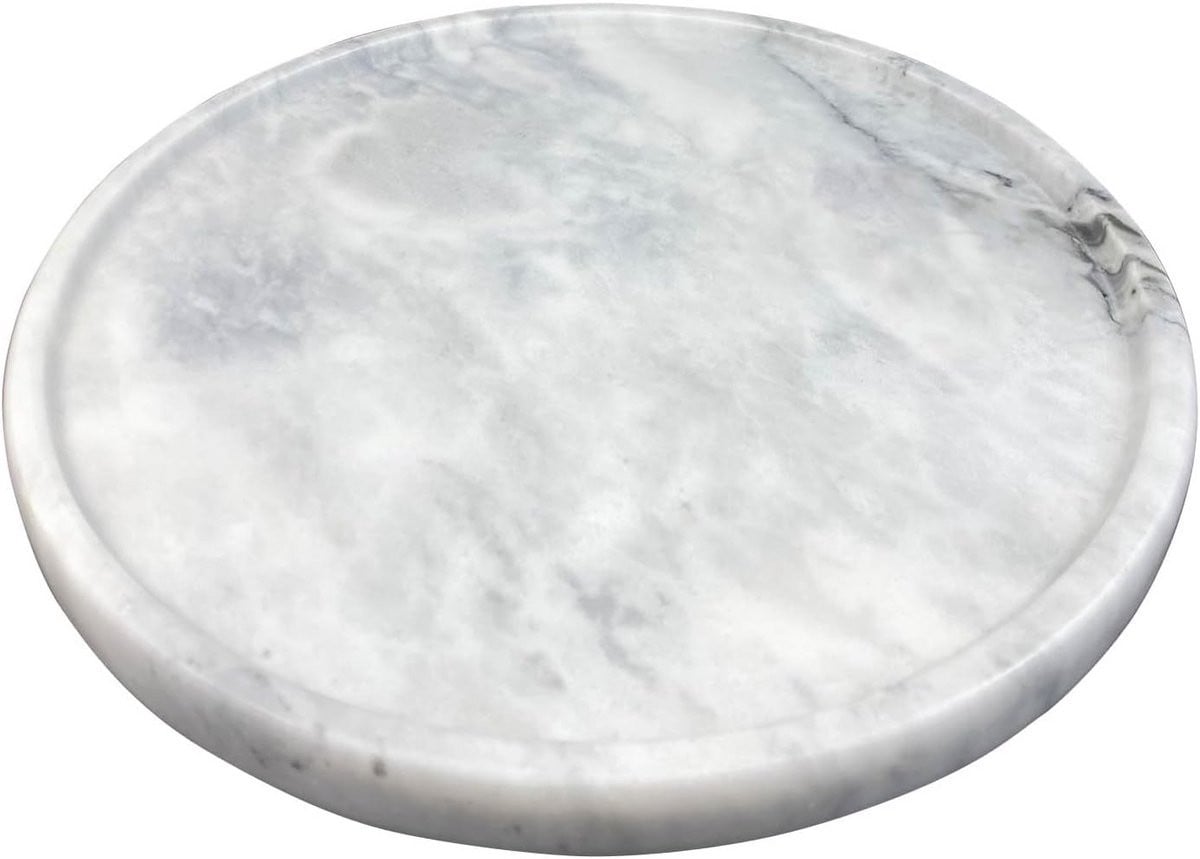 Ronde Decoratieve Marmeren Schaal voor Sieraden en Interieur