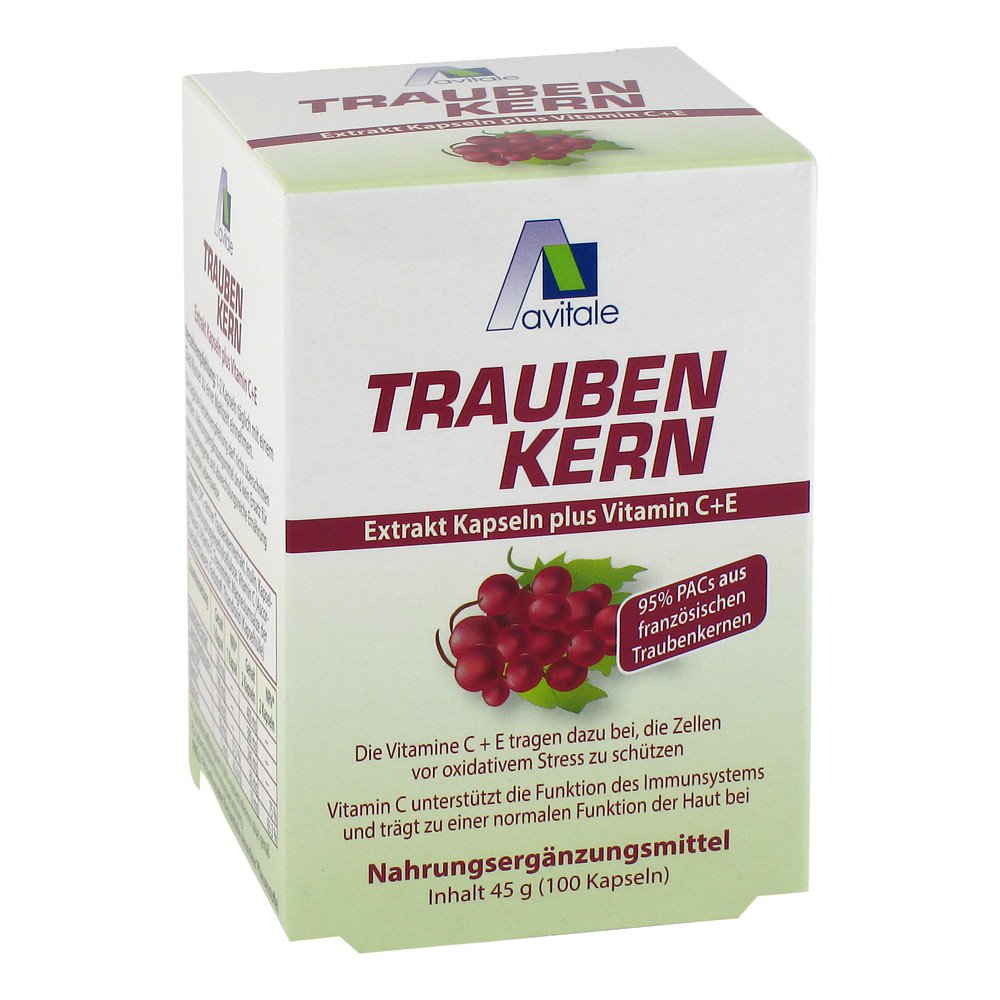 Avitale GmbH Traubenkernextrakt Kapseln 01806366