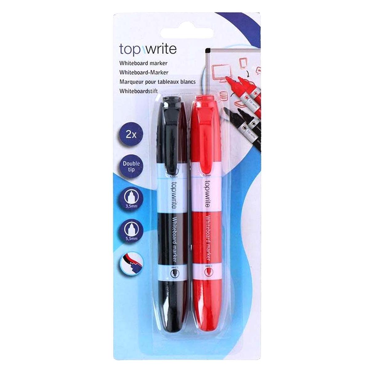 Topwrite Whiteboard Marker Doppelspitze (2x) (E8711252268538)
