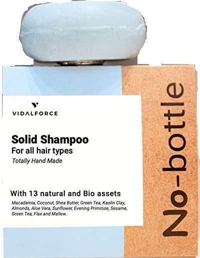 VIDALFORCE Champú Sólido Artesanal Bio 85g
