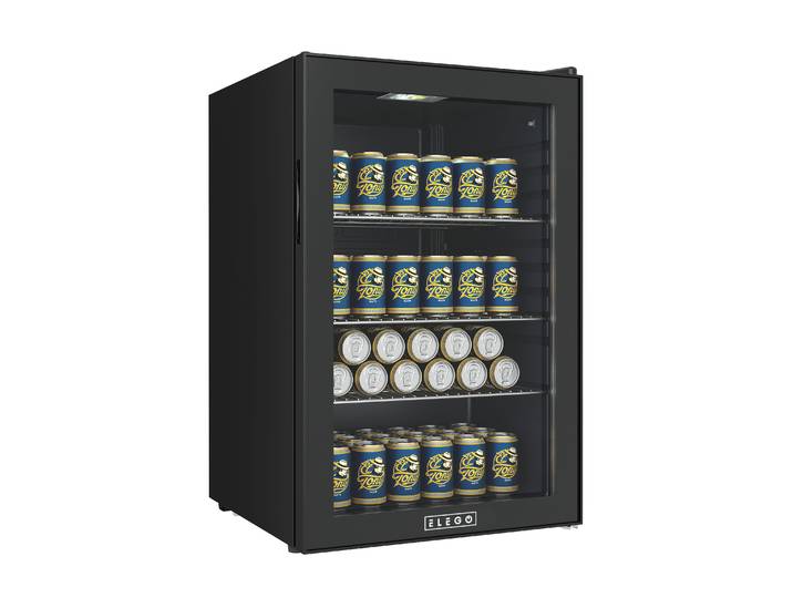 Minikühlschrank 115L schwarz