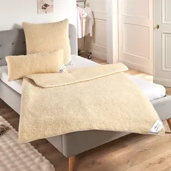 Traumschlaf Wollflor Duett Decke Anna, Füllung: 100% Schurwolle 155x220 cm