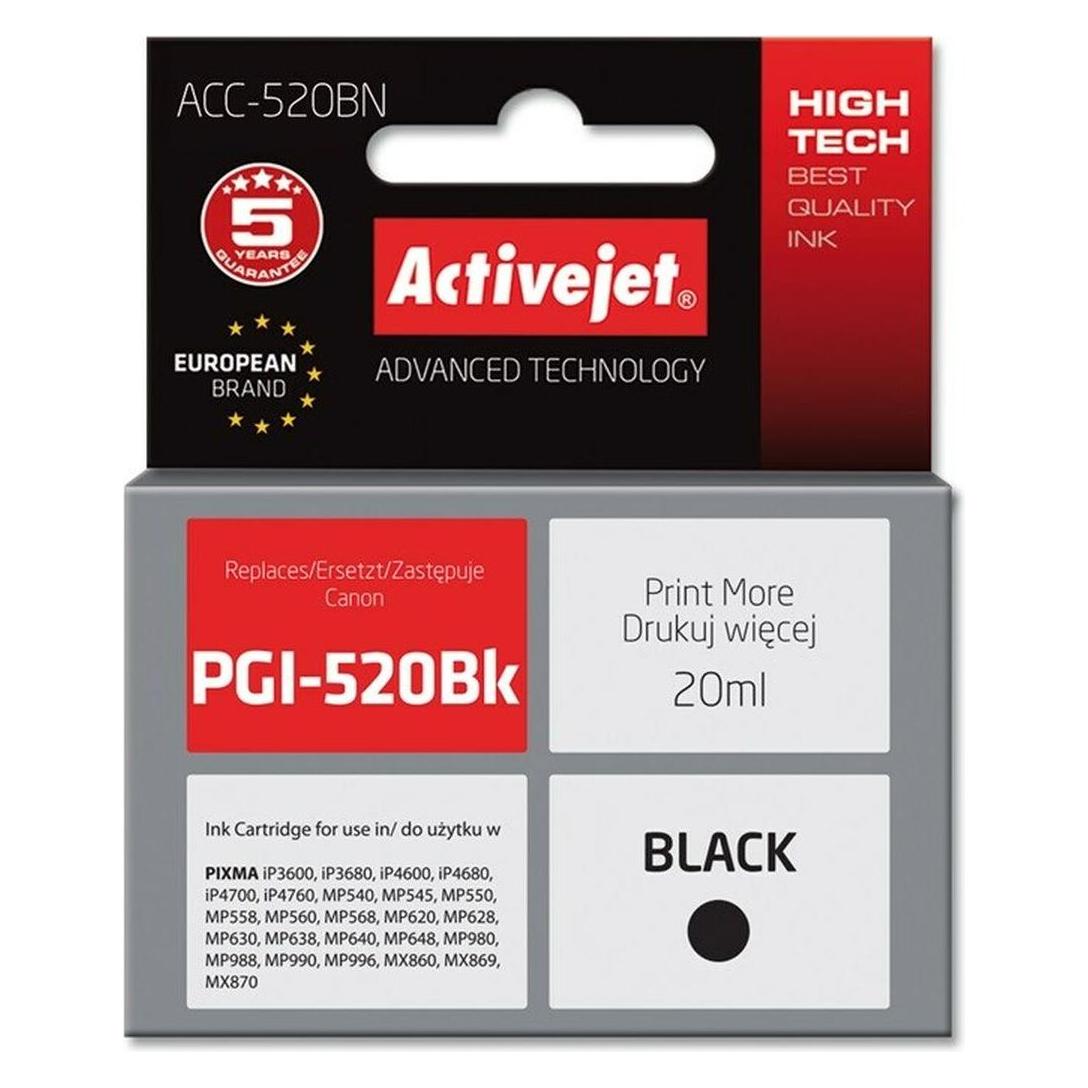 Activejet ACC-520BN Druckerpatrone (e) Kompatibel Hohe (XL-) Ausbeute (BK) (ACC-520BN)