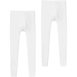 Schiesser Herren Lange Unterhose Original Doppelripp 2er Pack