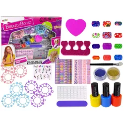 Nagelmalerei-Set Nagellacke Sticker Muster Glitter