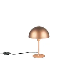 Beistellleuchte Tischlampe Pilzleuchte E14 Nachttischleuchte Coffee H 30,5 cm