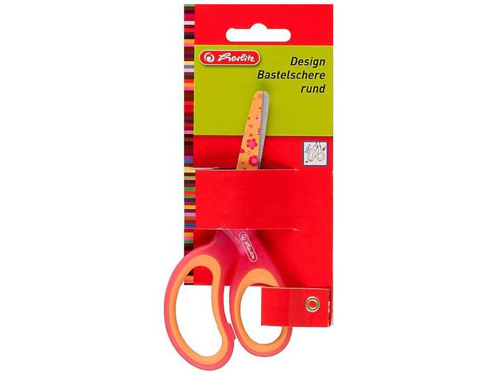 Herlitz Bastelschere 13 cm rund assortiert