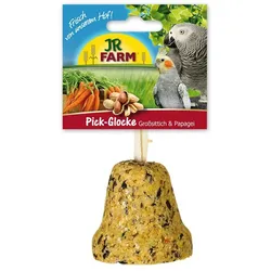 JR FARM Birds Pick-Glocke Vogelsnack Großsittich & Papagei 160g