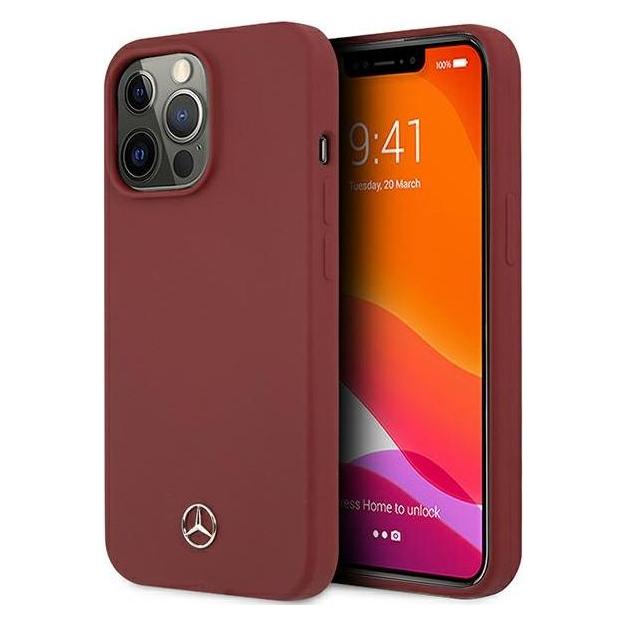 Mercedes-Benz Hard Cover Silicone (Apple iPhone 13 Pro Max) (MEHCP13XSILRE)