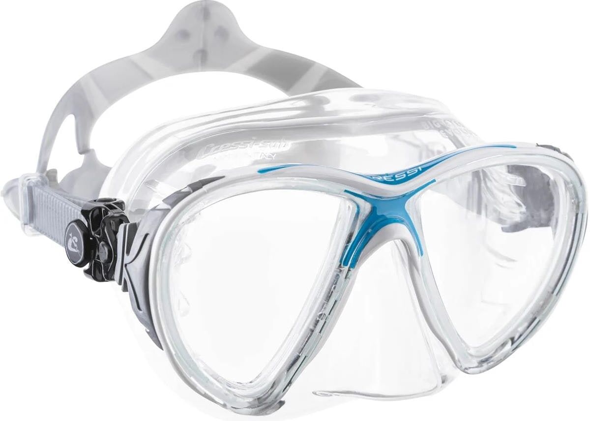 Schwimmbrille CRESSI, weiss (blau), Sportbrillen, Schwimmbrille blau Einheitsgröße