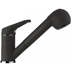 Schock Armatur Cosmo 525122GON, Onyx, Hochdruck, Ausziehbarer Auslauf