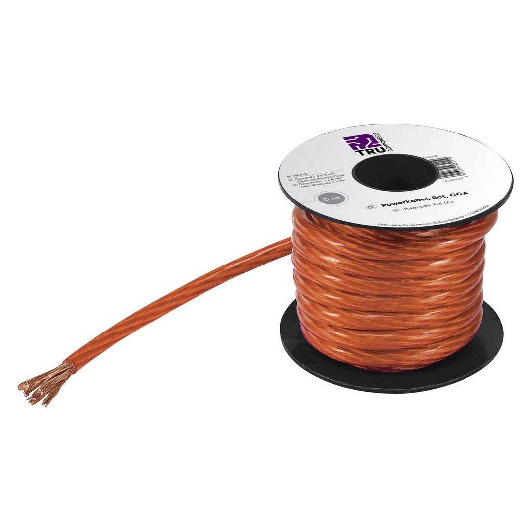Tru Components CCA Powerkabel (5 m) (1567037)