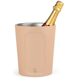 Leopold Vienna Champagnerkühler, Flaschenkühler, Beige