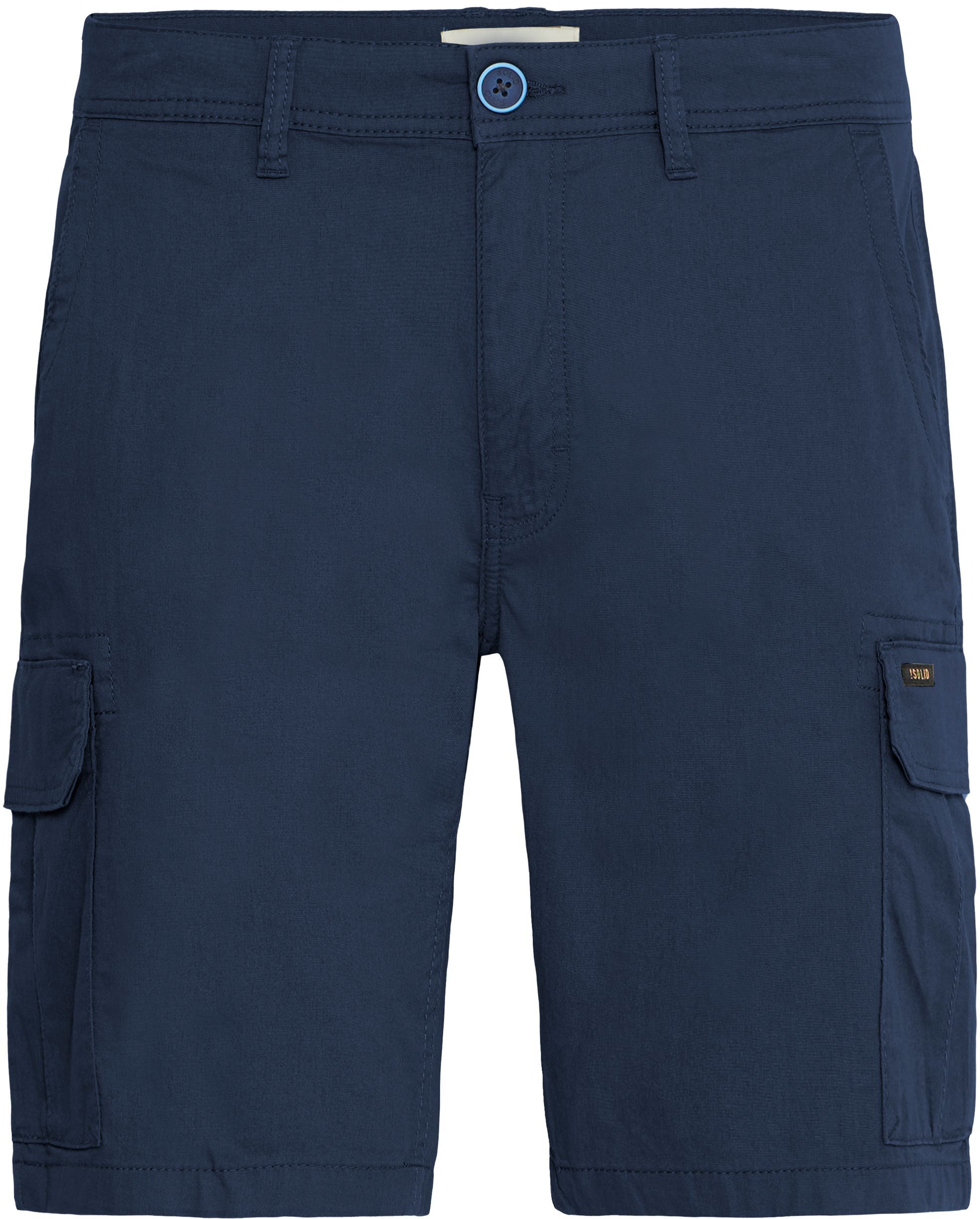 !solid Cargoshorts SOLID "Cargoshorts SDKallant", Herren, Gr. XL, N-Gr, blau (insignia blau), Obermaterial: 98% Baumwolle CO. 2% Elasthan EL., Hosen