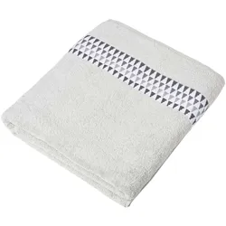 BADETUCH Geometric beige 100/150 cm