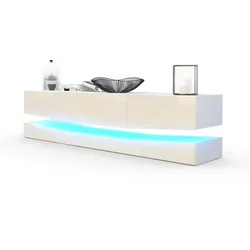 LOWBOARD City Fronten in Creme Hochglanz