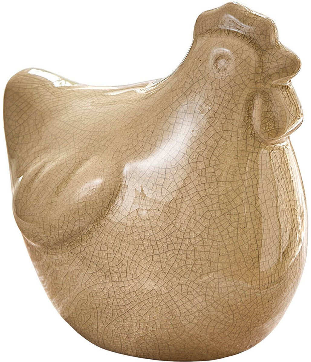 Loberon Decoratieve kip Roisenn beige