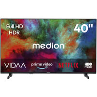 LIFE MD 840101, LED-Fernseher 100.3 cm (40 Zoll), schwarz, FullHD, PVR, WLAN, Bluetooth