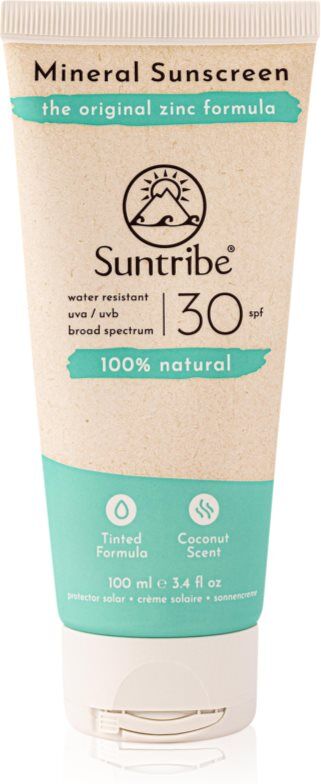 Suntribe Mineral Sunscreen Sonnencreme mit Mineralien SPF 30 100 ml
