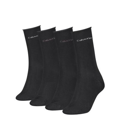 Socken CALVIN KLEIN, Damen, schwarz, Obermaterial: 72% Baumwolle, 20% Polyester, 6% Polyamid, 2% Elasthan, Socken Socken