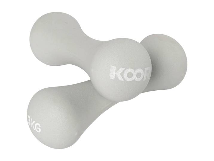 KOOR Hantel-Set Alli Mehrfarbig 1/2/3 kg - Hantel
