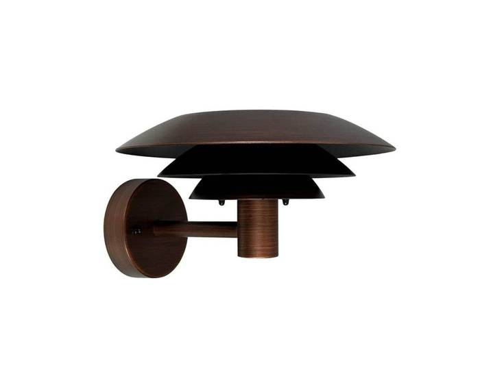 DL25 Außenwandleuchte, kupfer, Ø 25 cm - Dyberg Larsen - Terrasse - Design - Edelstahl - Einflammig