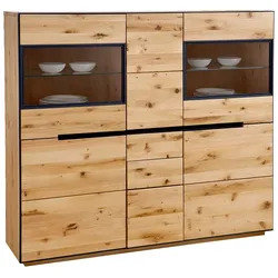 Linea Natura Highboard KELIO - B/H/T ca. 155.00x136.00x38.00