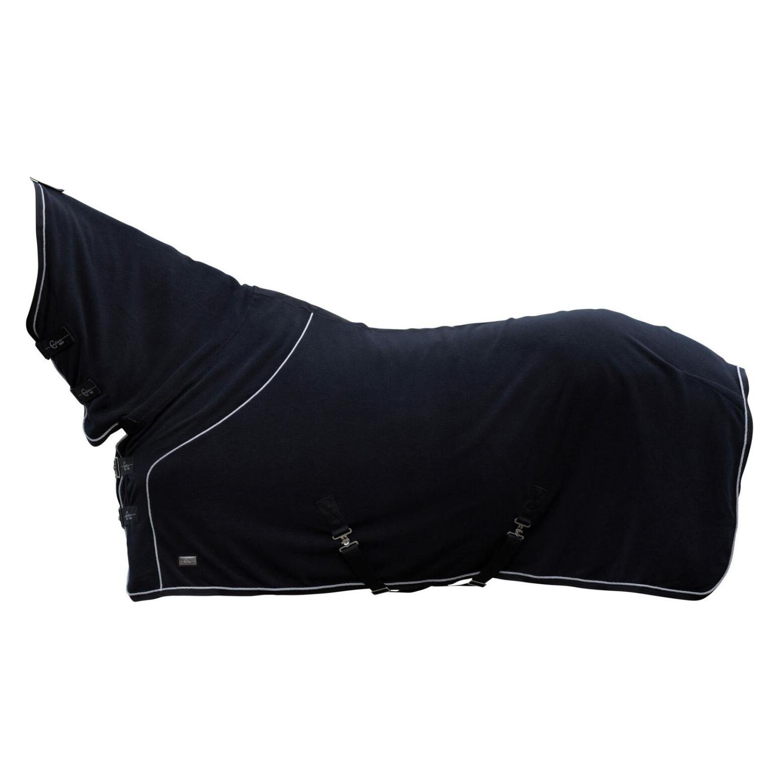 Kerbl Fleecdecke CovallieroTherm schwarz, mit Halsteil, 125 cm (125 cm) (3228252)